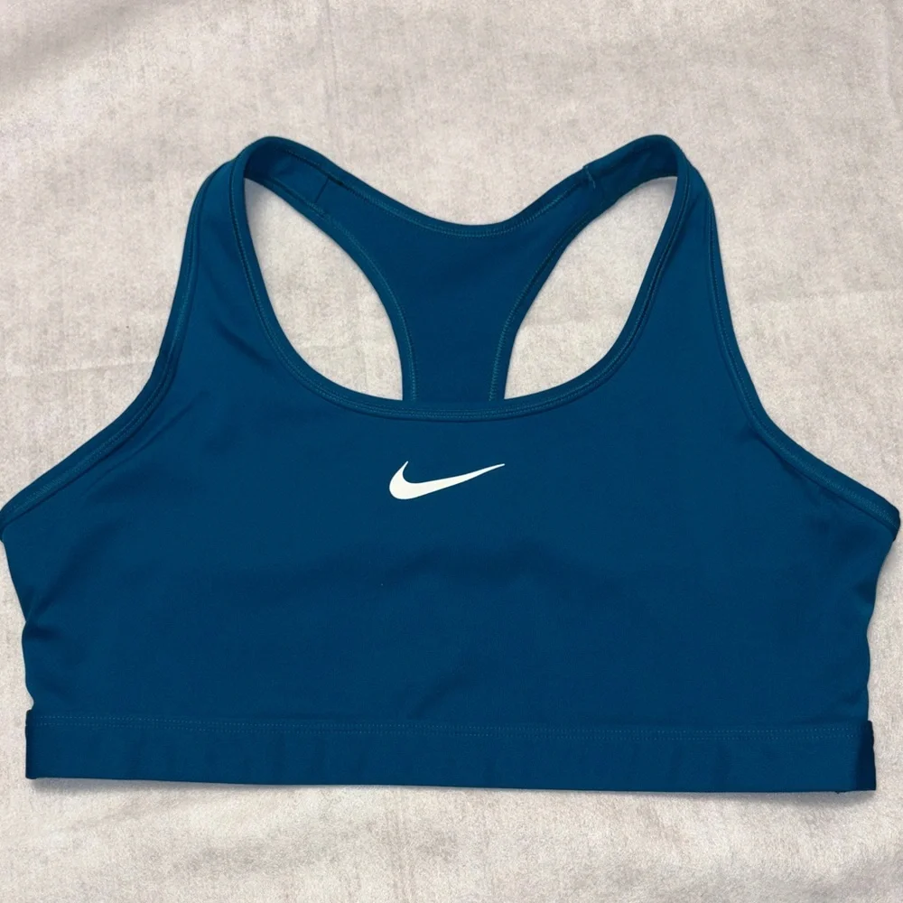 Nike large Women's teal blue Sports Bra